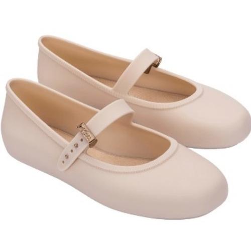 Sepatu Flat Wanita Melissa Soft Ballerina Ad Beige/Beige - 35/36